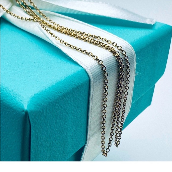 Tiffany & Co 18k rose gold 21” chain - Picture 2 of 6